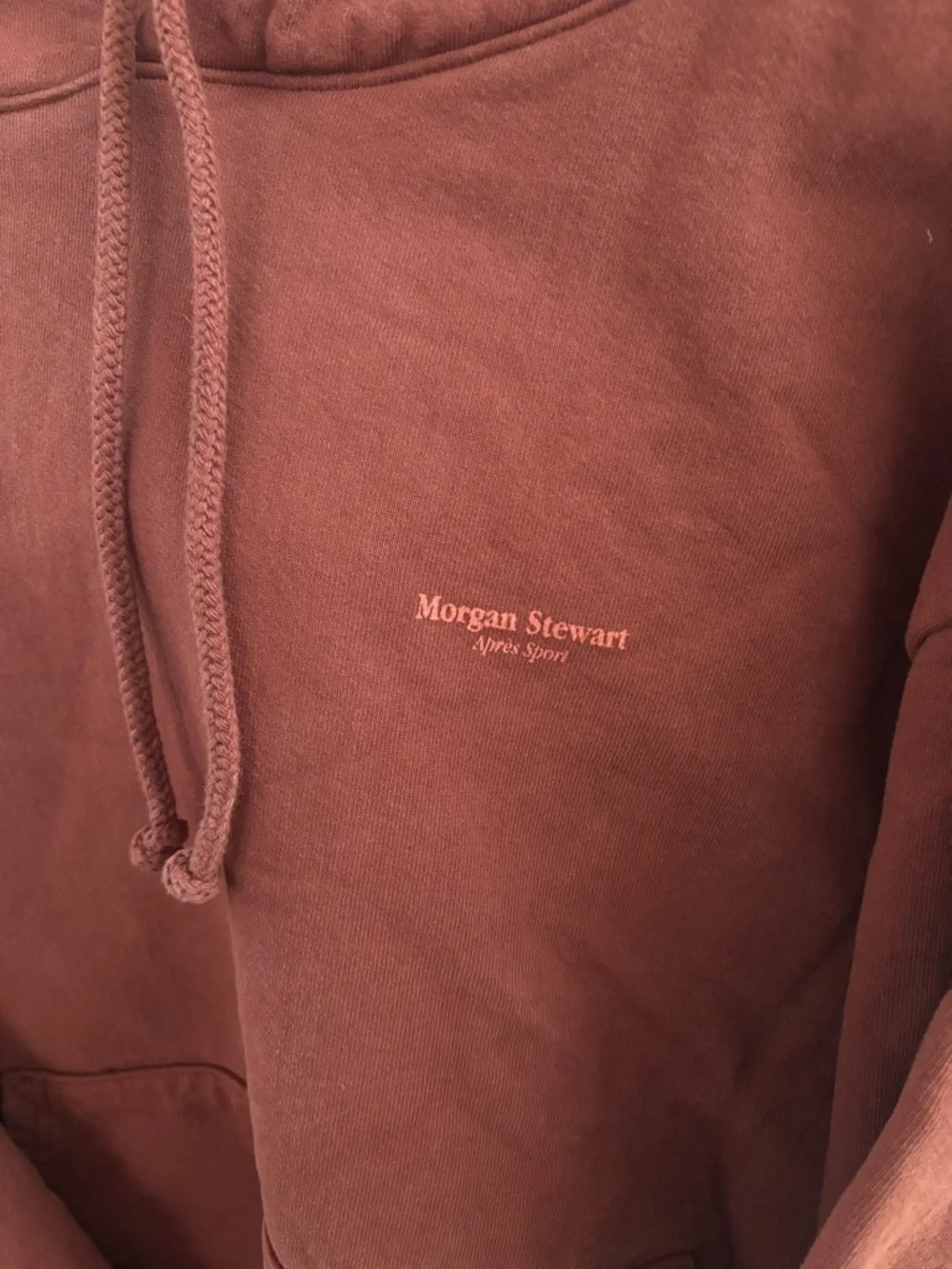 Morgan Stewart Sport Rust Hoodie - Picture 3 of 5